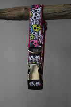 Laden Sie das Bild in den Galerie-Viewer, Hundehalsband Skulls bunt