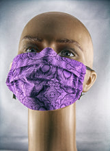 Laden Sie das Bild in den Galerie-Viewer, Mundschulzmaske Skull lila
