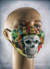 Laden Sie das Bild in den Galerie-Viewer, Mundschulzmaske Skull extra
